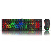 Redragon K582-BA Wired Mechanical Gaming Keyboard & M711 Cobra Gaming Mouse Combo, 10,000DPI, 7 Prog