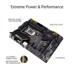 Asus TUF GAMING Z490-PLUS LGA 1200 ATX Gaming Motherboard