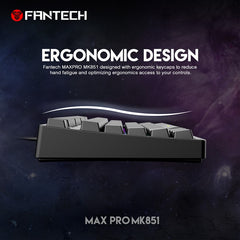 Fantech Max Pro MK851 RGB Mechanical Keyboard (Blue Switch)