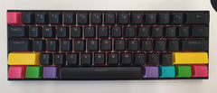 Anne Pro 2 Black RGB LED 60% Double Shot PBT Mechanical Keyboard - Gateron Red