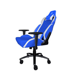 1stPlayer DK2 Blue & White Dedicated to improving gamers Gaming Chair