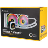 Corsair H100i RGB PLATINIUM WHITE SE 240MM LIQUID CPU COOLER