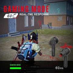 Bloody M90 TWS ANC True Wireless Active Noise Cancellation Gaming Earbuds, (Black - Red)