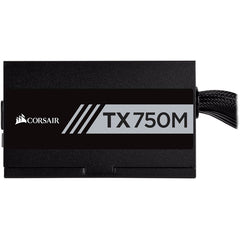 Corsair TX-M Series TX750M — 750 Watt 80 Plus Gold Certified PSU - CP-9020131-UK