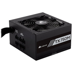 Corsair TX-M Series TX750M — 750 Watt 80 Plus Gold Certified PSU - CP-9020131-UK