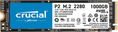 Crucial P2 1TB 3D NAND NVMe PCIe M.2 SSD Up to 2400MB/s -