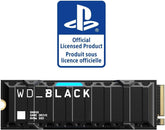 WD_BLACK 500GB SN850 NVMe SSD for PS5 Consoles Solid State Drive with Heatsink - Gen4 PCIe, M.2 2280, Up to 7,000 MB/s