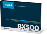Crucial BX500 480GB 3D NAND SATA 2.5-Inch Internal SSD, up to 540MB/s - CT480BX500SSD1