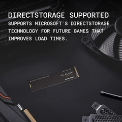 WD_BLACK 2TB SN770 NVMe Internal Gaming SSD Solid State Drive - Gen4 PCIe, M.2 2280, Up to 5,150 MB/s - WDS200T3X0E