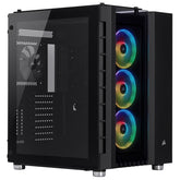 Slightly Used Corsair Crystal Series 680X RGB ATX High Airflow Tempered Glass Smart Case — Black