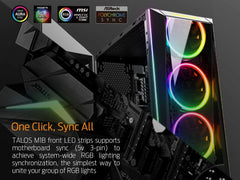 GAMDIAS RGB Gaming Mid-Tower Case (TALOS M1B)