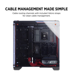 Corsair Crystal Series™ 570X RGB ATX Mid-Tower Case — Red