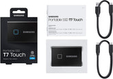 SAMSUNG T7 Touch Portable SSD 1TB - Up to 1050MB/s