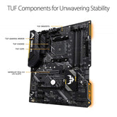 Asus TUF B450-PLUS GAMING AMD B450 ATX Gaming Motherboard, AM4 Socket