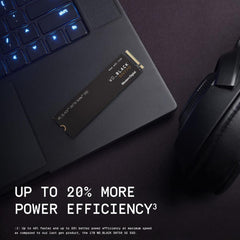 WD_BLACK 1TB SN770 NVMe Internal Gaming SSD Solid State Drive - Gen4 PCIe, M.2 2280, Up to 5,150 MB/s - WDS100T3X0E