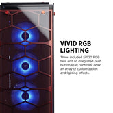 Corsair Crystal Series™ 570X RGB ATX Mid-Tower Case — Red