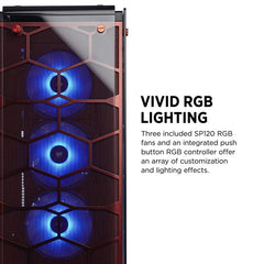 Corsair Crystal Series™ 570X RGB ATX Mid-Tower Case — Red