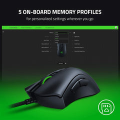 Razer DeathAdder V2 Wired Gaming Mouse with Best-in-class Ergonomics
