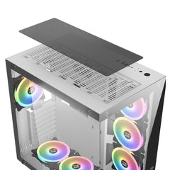 Xigmatek Aquarius Plus White TG ARGB Mid Tower Chassis