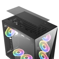 Xigmatek Aquarius Plus Black TG ARGB Mid Tower Chassis