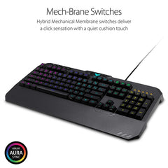 ASUS TUF Gaming K5 RGB Keyboard With Tactile Mech-Brane Key Switches