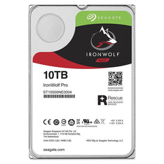 Seagate 10TB IronWolf Pro SATA 6Gb/s 256MB Cache 3.5-Inch NAS Hard Disk Drive - ST10000NE0004