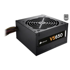 USED CORSAIR VS Series™ VS650 — 650 Watt Power Supply 80+ (UK) WITHOUT BOX