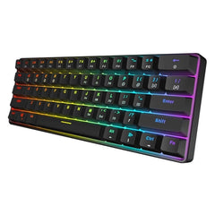 Skyloong GK61 61 Keys 60% RGB Mechanical Gaming Keyboard Hot Swappable (Gateron Blue Switches)