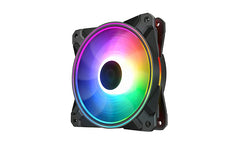 DEEPCOOL CF120 Plus (3 Fan Pack) 3x120mm PWM Fan, A-RGB Dual Loop Lighting Zones