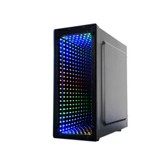 Raidmax Galaxy ATX Mid Tower PC Gaming Computer Case with Front Panel ARGB LED Mirror Effect