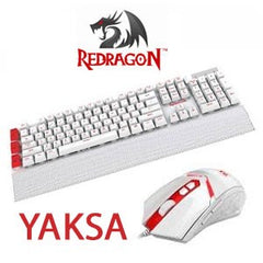 S102W YAKSA USB Programmable Gaming Keyboard, 7 Color Back0ght, NEMEANLION 3000DPI,Wired Gaming Mous