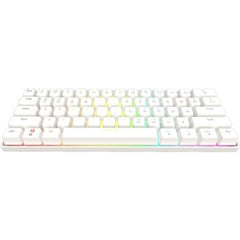 Skyloong GK61 61 Keys 60% RGB Mechanical Gaming Keyboard Hot Swappable (Brown Switches) - White