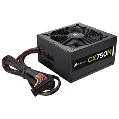 USED Corsair CX Series™ CX750M — 750 Watt 80 PLUS® Bronze Certified Modular ATX PSU Without Box