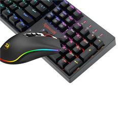 Redragon K582-BA Wired Mechanical Gaming Keyboard & M711 Cobra Gaming Mouse Combo, 10,000DPI, 7 Prog