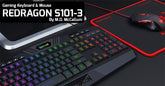 Redragon S101-3 Wired Gaming Keyboard and Mouse Combo, RGB Backlit Gaming Keyboard with Multimedia K