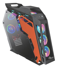 AA Tigers TRANSFORMER EXTREME BLACK-WHITE GAMING CPU CASE