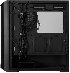 LIAN LI LANCOOL 215 RGB GAMING CASE Black Tempered Glass ATX Case -Black Color Black - White