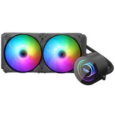 Aigo DX240 DarkFlash Twister ARGB Liquid CPU Cooler Black - White