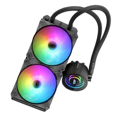 Aigo DX240 DarkFlash Twister ARGB Liquid CPU Cooler Black - White