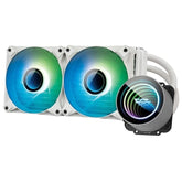 Aigo DX240 V2 DarkFlash ARGB Twister AIO Liquid CPU Cooler Black - White