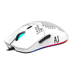 AJazz AJ390R Light Wired Mouse weight New Black - White