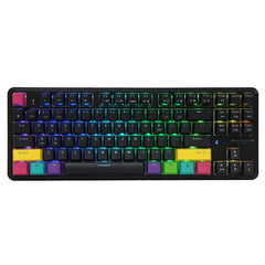AJazz K870T Swappable RGB Keyboard Mechanical Black - White