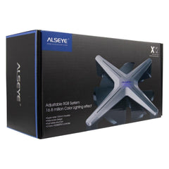 Alseye Xtreme X12 PC Cooling Fan Kit (3pcs)-Grey / White