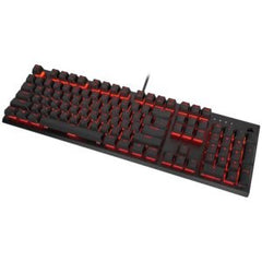 Corsair K60 PRO Mechanical Gaming Keyboard — Red LED — CHERRY VIOLA — Black