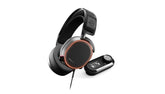 SteelSeries Arctis Pro + GameDAC Headset Gaming Wired Black - White