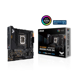 ASUS TUF GAMING B660M-PLUS D4 MOTHERBOARD
