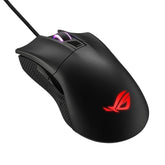 ASUS P507 ROG GLADIUS II CORE OPTICAL 6200-DPI RGB USB GAMING MOUSE)
