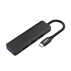 AJazz AT101P TYPE - C TO USB 3.0 x4 + PD Black - Pink