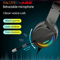 Ajazz AX365 RGB Gaming headset Channel Surround