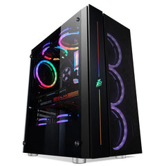 1stPlayer B7 (Black) BLACK.SIR Series With 4 Fans ATX Gaming Case